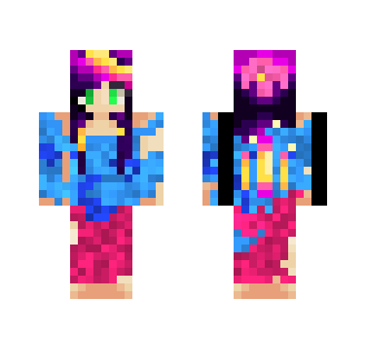 Enchanted Water Girl - Girl Minecraft Skins - image 2