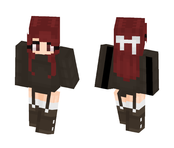 Brown and Red~ - Female Minecraft Skins - image 1