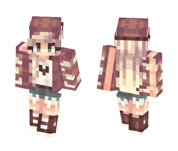 ♥ First skin ♥ by midnight - Female Minecraft Skins - image 1