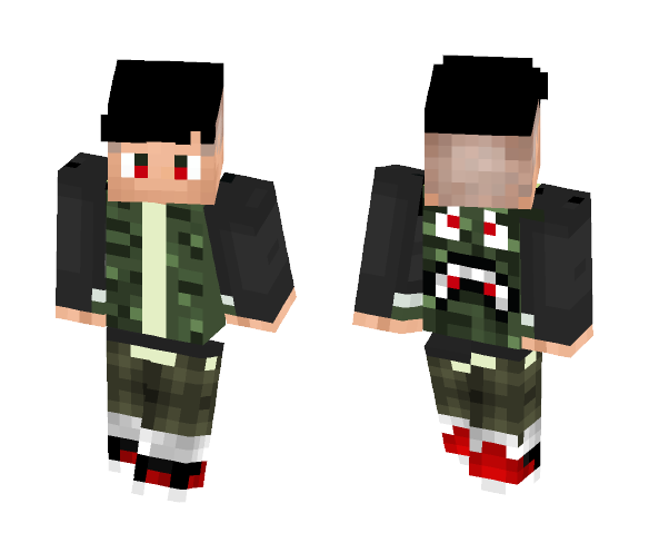 (skin for sonic) - Male Minecraft Skins - image 1