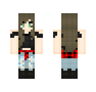 Cute Grunge Teen Girl Outfit - Cute Girls Minecraft Skins - image 2