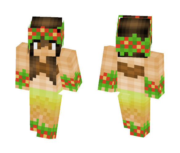 ✿~ Hawaiian Hula Girl ~✿ - Girl Minecraft Skins - image 1