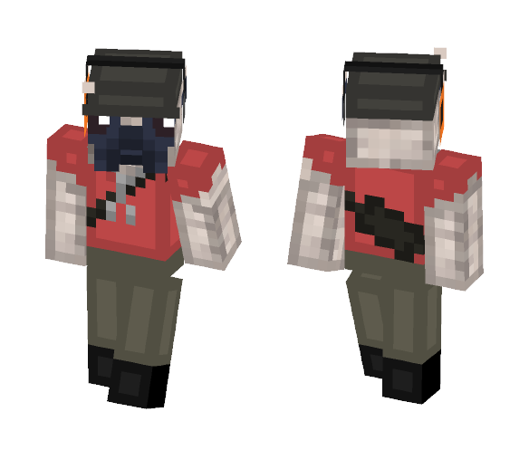Pug RED Scout | Team Fortress 2 - Male Minecraft Skins - image 1