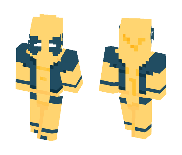 X-Men suited DeadPool - Comics Minecraft Skins - image 1