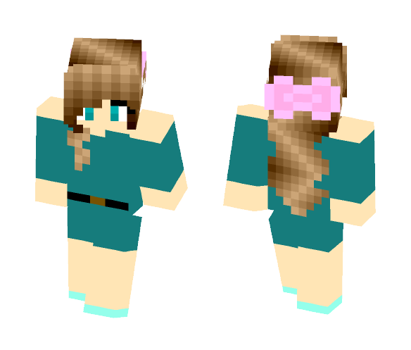 Winter Brunette - Female Minecraft Skins - image 1