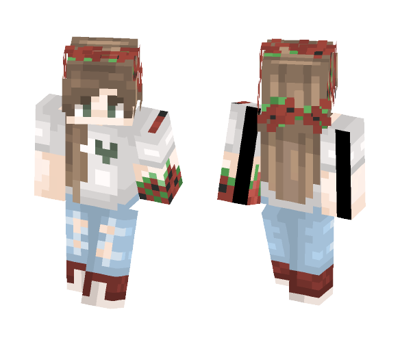 Flower Power - Female Minecraft Skins - image 1