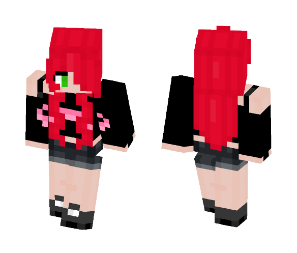 Pink Moustache - Female Minecraft Skins - image 1