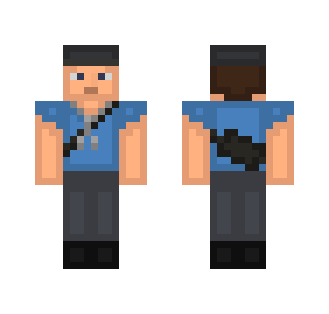 BLU Scout | Team Fortress 2 - Male Minecraft Skins - image 2