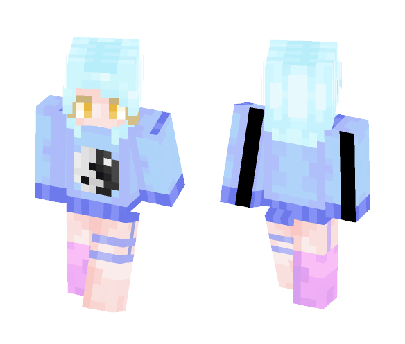 Ying yang // Cloud-ish Hair - Female Minecraft Skins - image 1