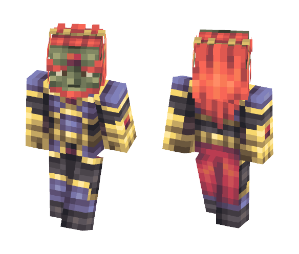Ganondorf (Hyrule Warriors) - Male Minecraft Skins - image 1