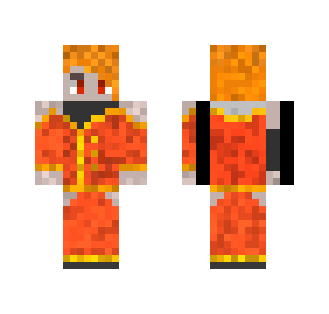 Girl Red Flame Master - Girl Minecraft Skins - image 2