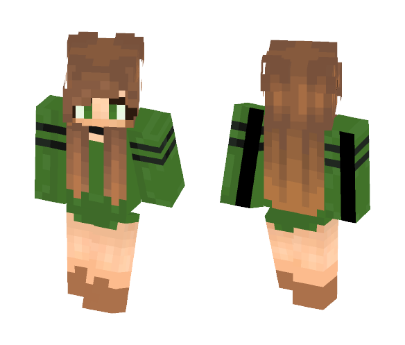 Brown ombre ~ ⇑ϖ¡↑ - Female Minecraft Skins - image 1