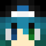 Green And Blue Fade Girl - Girl Minecraft Skins - image 3