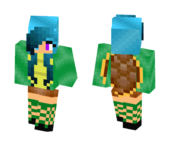Turtle Girl - Girl Minecraft Skins - image 1