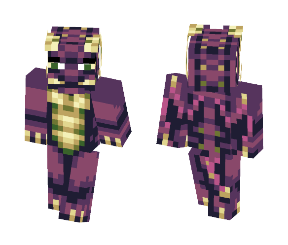 Purple Dragon - Interchangeable Minecraft Skins - image 1