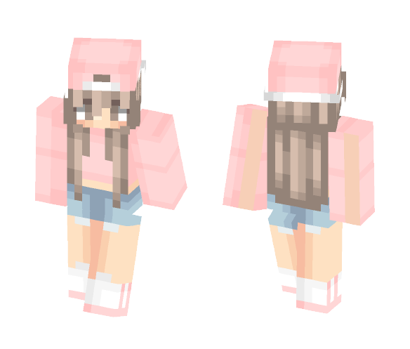 Cool Pink Girl ???? - Girl Minecraft Skins - image 1