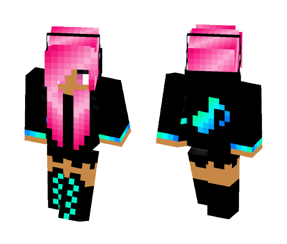 MusicalGirlBlue - Female Minecraft Skins - image 1