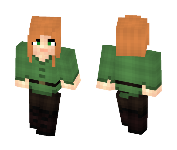 Alyssa The Miner - Female Minecraft Skins - image 1