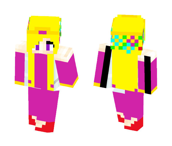 Princess in pink - Female Minecraft Skins - image 1