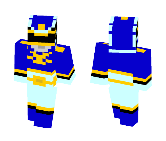 Megaforce Blue - Male Minecraft Skins - image 1