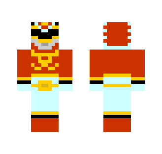 Red Megaforce Ranger - Male Minecraft Skins - image 2