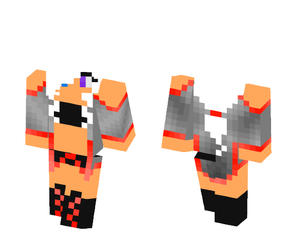 Lava GIrl - Girl Minecraft Skins - image 1