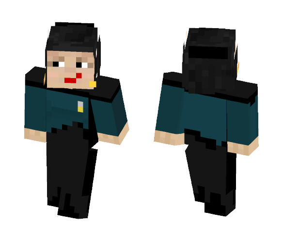 Deanna Troi TNG - Male Minecraft Skins - image 1