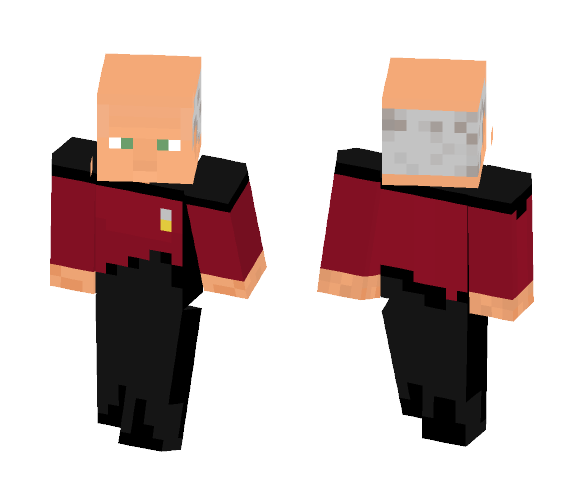 Jean-Luc Picard TNG - Male Minecraft Skins - image 1