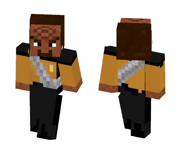 Worf TNG - Male Minecraft Skins - image 1