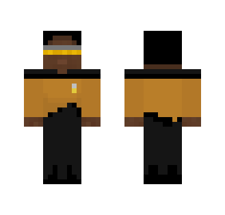 Geordi LaForge yellow TNG - Male Minecraft Skins - image 2