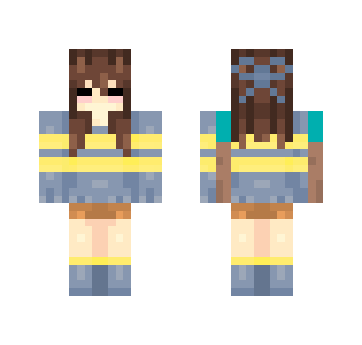[My old Outertale OC] - Female Minecraft Skins - image 2