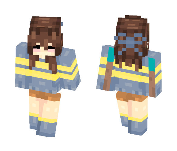 [My old Outertale OC] - Female Minecraft Skins - image 1