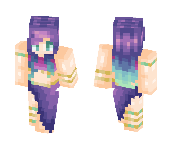 Dancing Auroras - Female Minecraft Skins - image 1