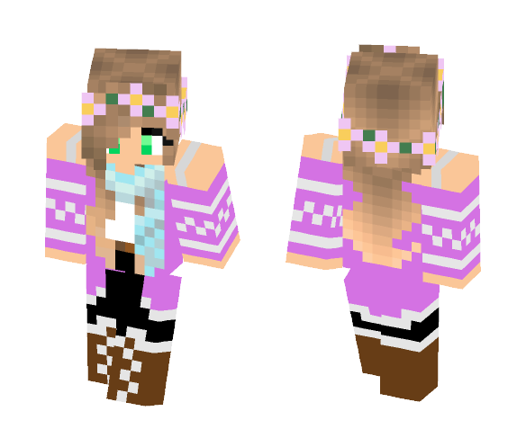Spring/Winter Look - Female Minecraft Skins - image 1
