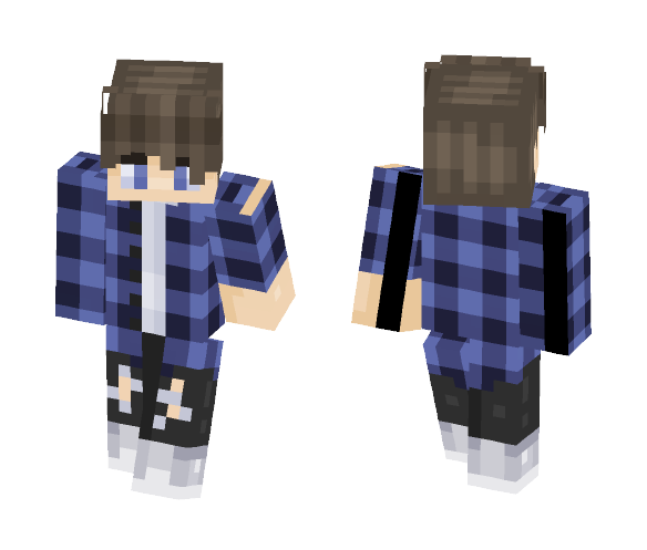 Plaid Shirt [Now with Female :)] - Male Minecraft Skins - image 1