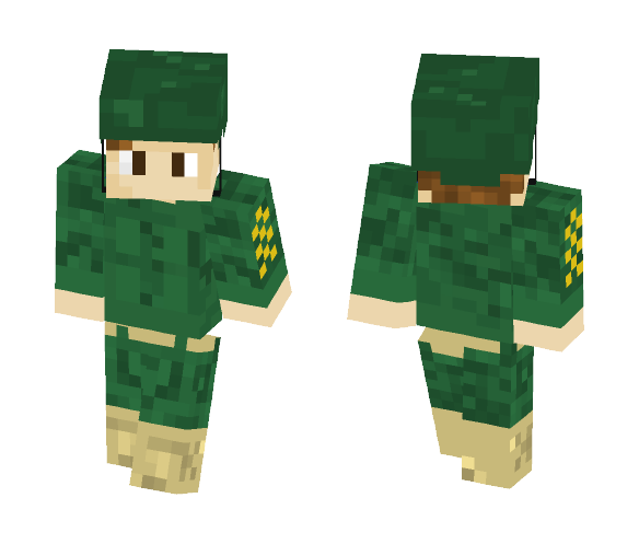Sergeant Cactus, USCM - Male Minecraft Skins - image 1