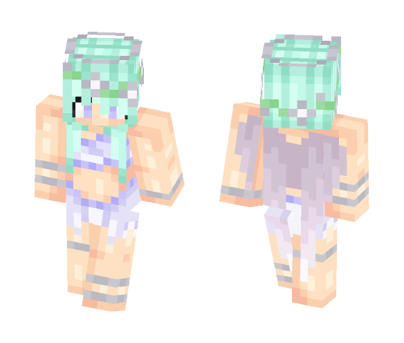 Silver Flowers - Female Minecraft Skins - image 1