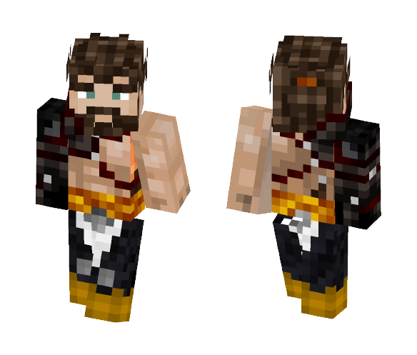 - Warrior - - Male Minecraft Skins - image 1