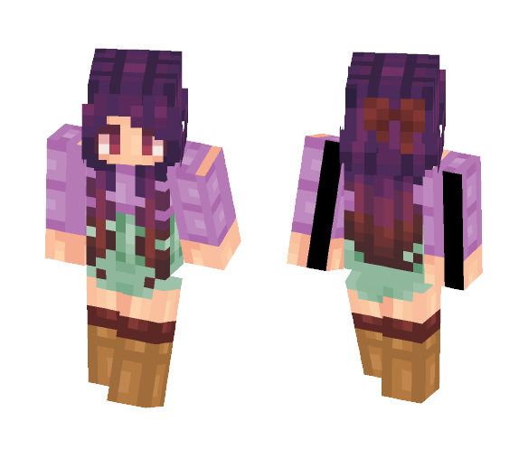 Minty Leaves - Female Minecraft Skins - image 1