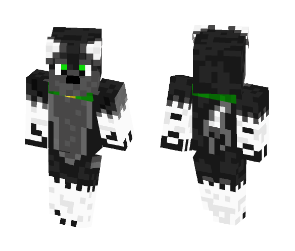 Husky with a collar - Male Minecraft Skins - image 1