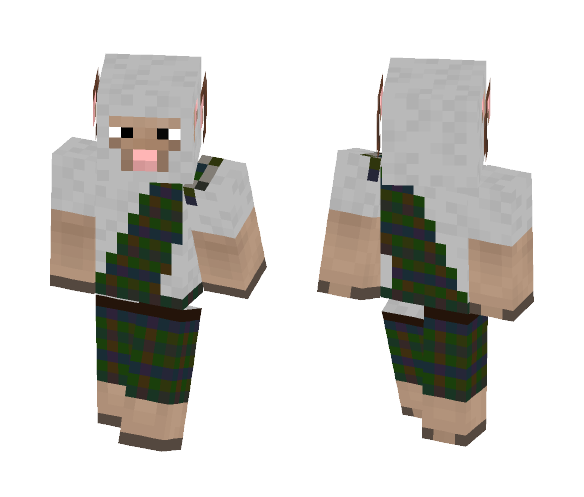 Sheepish Scot - horned variant - Male Minecraft Skins - image 1