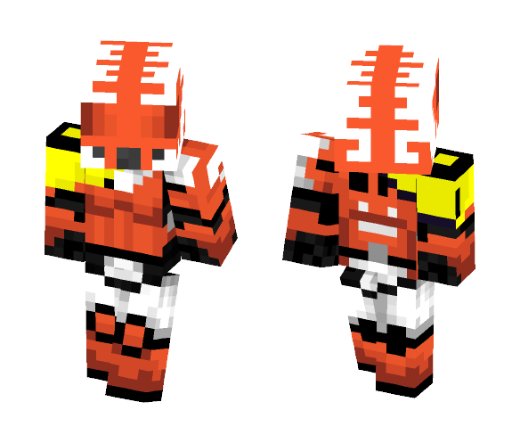 The Fox Knight (KingJoe Fox Nation) - Male Minecraft Skins - image 1