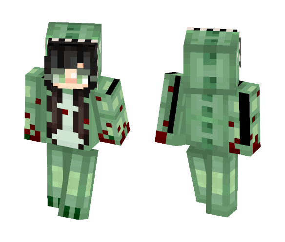 ★ psychopathic dinosaur ★ - Female Minecraft Skins - image 1