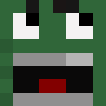 Yelling Green Business Man - Male Minecraft Skins - image 3