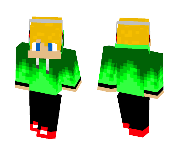 Cool Green Boy - Boy Minecraft Skins - image 1