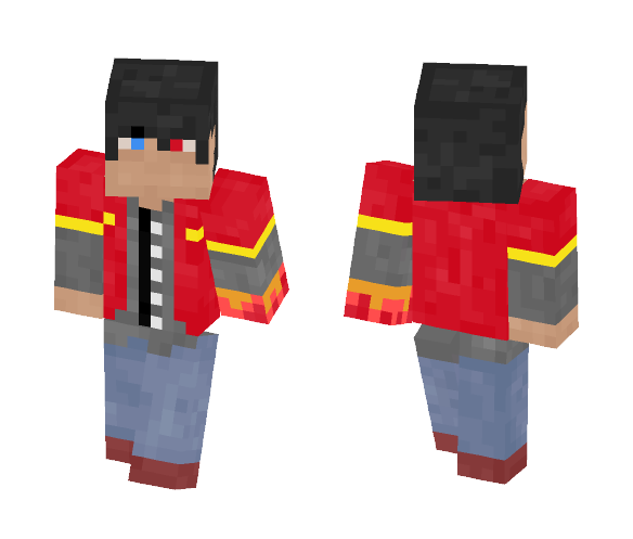 fire bender (request) - Male Minecraft Skins - image 1