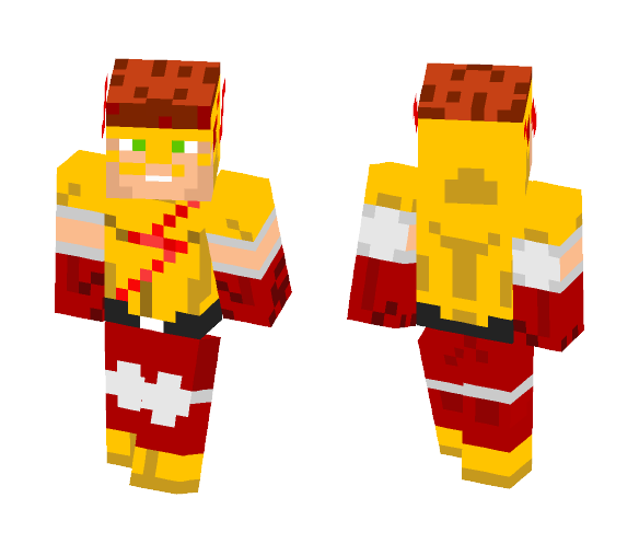Kidflash (bart allen) - Male Minecraft Skins - image 1