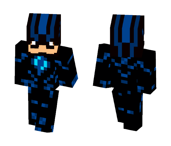 Blue flash cw (custom) - Comics Minecraft Skins - image 1