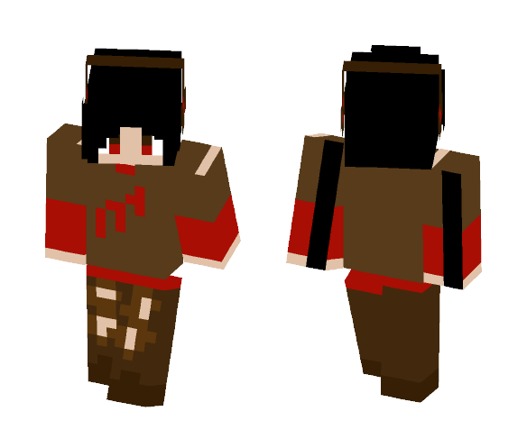 Homestuck Blood Player - Female Minecraft Skins - image 1