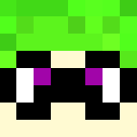 Green Hoodie Geek - Male Minecraft Skins - image 3
